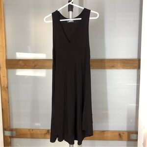 Sympli Deep Purple High Low Slit Hem Dress Sz 2